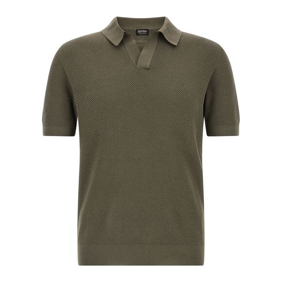 Zegna Men's Premium Cotton Polo Shirt